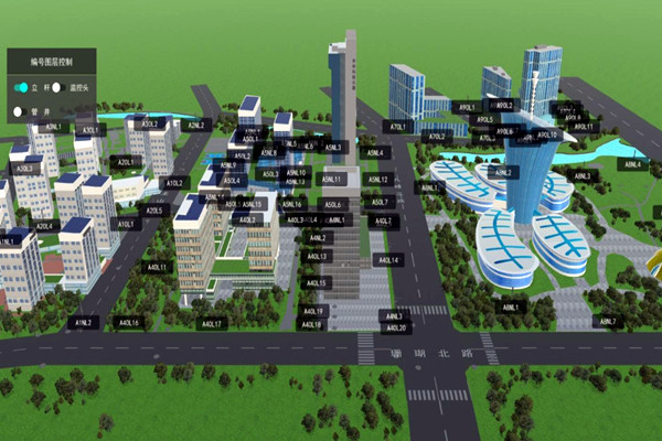 樓宇自控系統(tǒng)BIM可視平臺運(yùn)行主狀態(tài)的實(shí)時(shí)顯示！